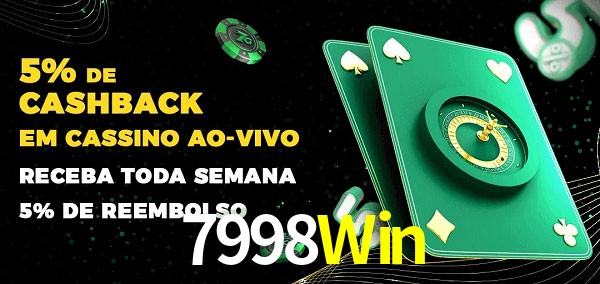 Promoções do cassino ao Vivo 7998Win